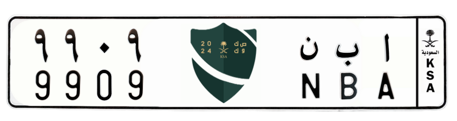 لوحة ا ب ن 9909